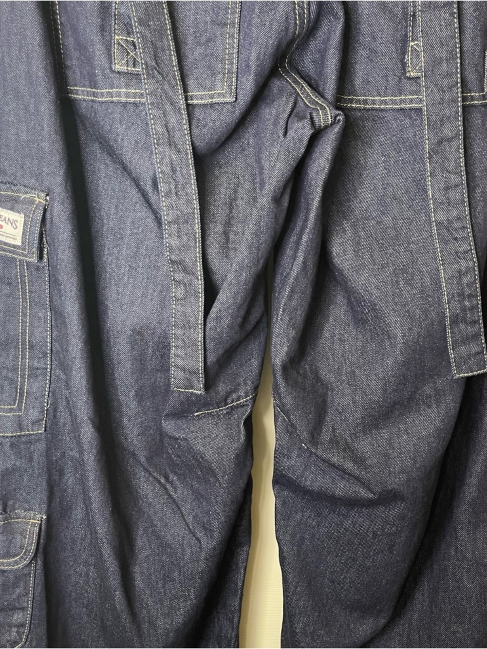 BDG Denim Strappy Baggy Cargo Pants Sz 27w - Picture 10 of 11